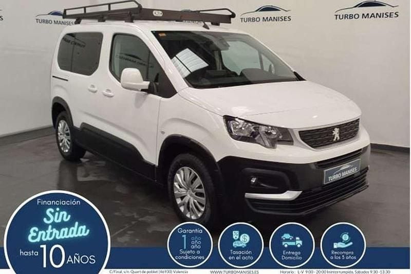 Blanco Usado 2021 Peugeot Rifter Active Monovolumen | 12.396 € - Imagen 1/4