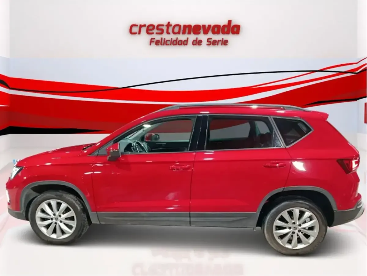 Usado Seat Ateca Style 150 CV (110 kW) 2021 Rojo SUV