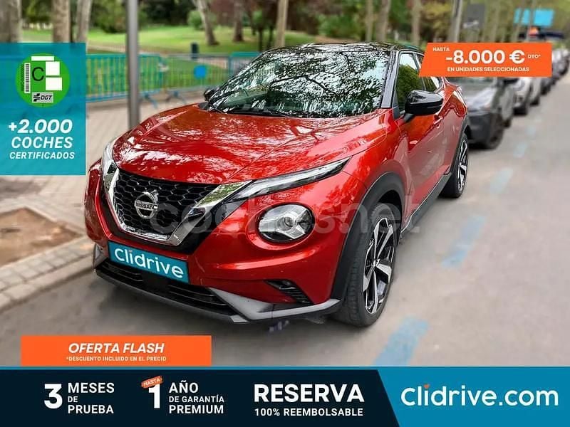 Rojo Usado 2020 Nissan Juke Tekna SUV | 17.690 € (Precio justo) - Imagen 1/3