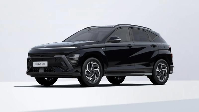 Usado Hyundai Kona N Line 129 CV (94 kW) 2025 Negro SUV