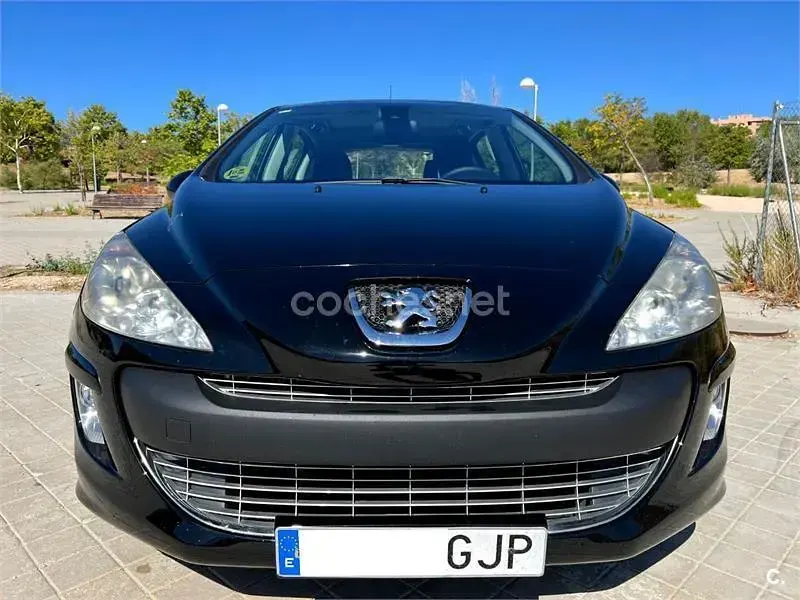 Usado Peugeot 308 Premium 110 CV (80 kW) 2009 Negro Berlina