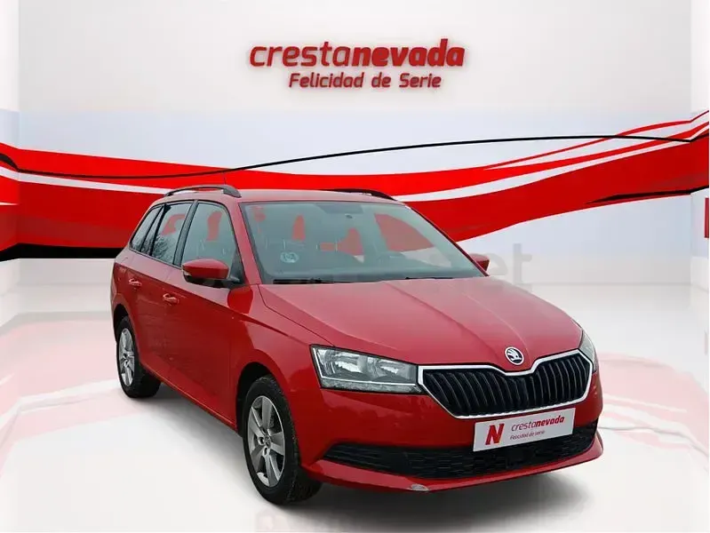 Usado Skoda Fabia 75 CV (55 kW) 2019 Rojo Utilitario