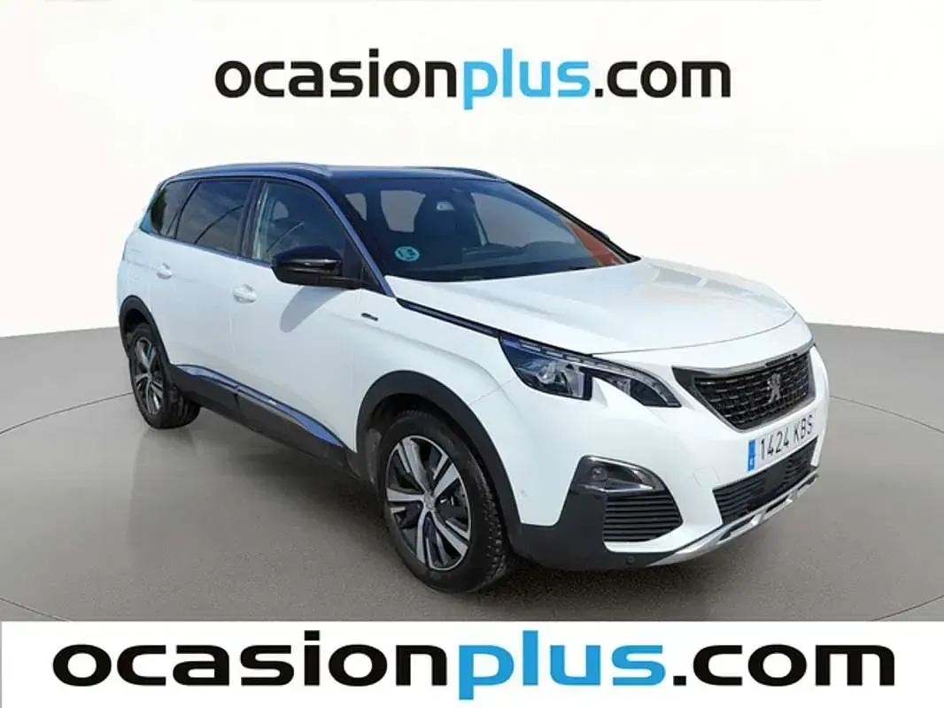 Usado Peugeot 5008 GT-line 131 CV (96 kW) 2017 Blanco SUV