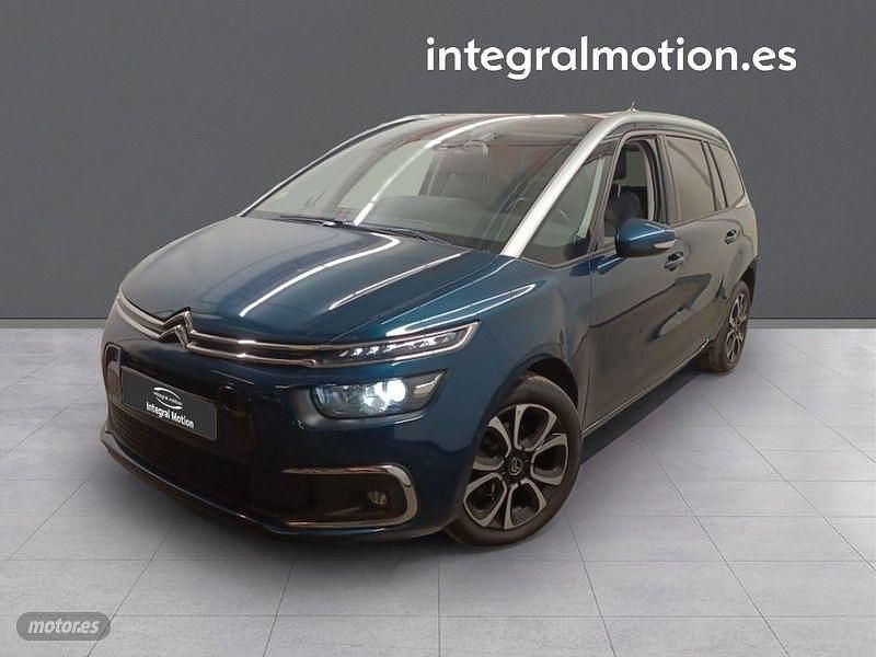 Azul Usado 2021 Citroën C4 SpaceTourer Feel Monovolumen | 16.500 € (Un poco caro) - Imagen 1/4