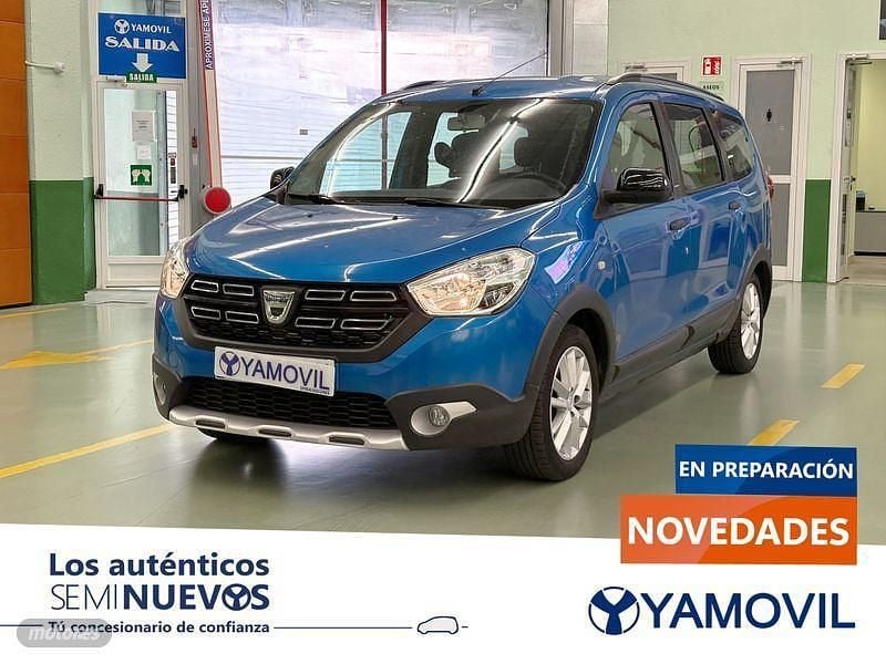 Azul Usado 2018 Dacia Lodgy Monovolumen | 12.950 € (Precio justo) - Imagen 1/4