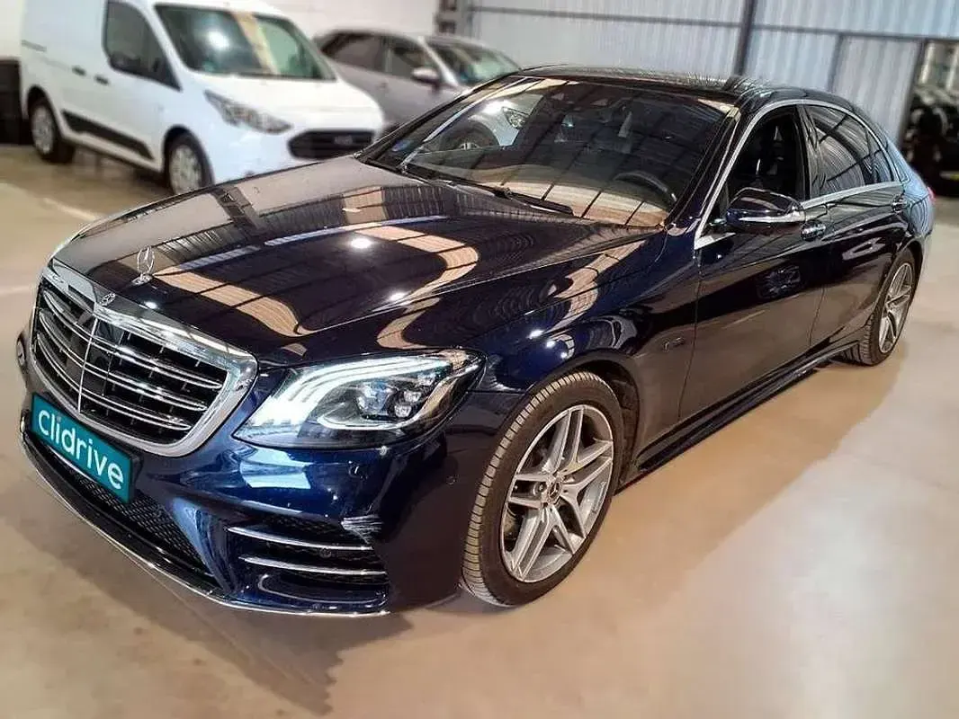 Usado Mercedes CLA250e 367 CV (269 kW) 2020 Azul Berlina