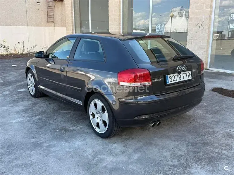 Usado Audi A3 S-Line 140 CV (102 kW) 2007 Negro Utilitario