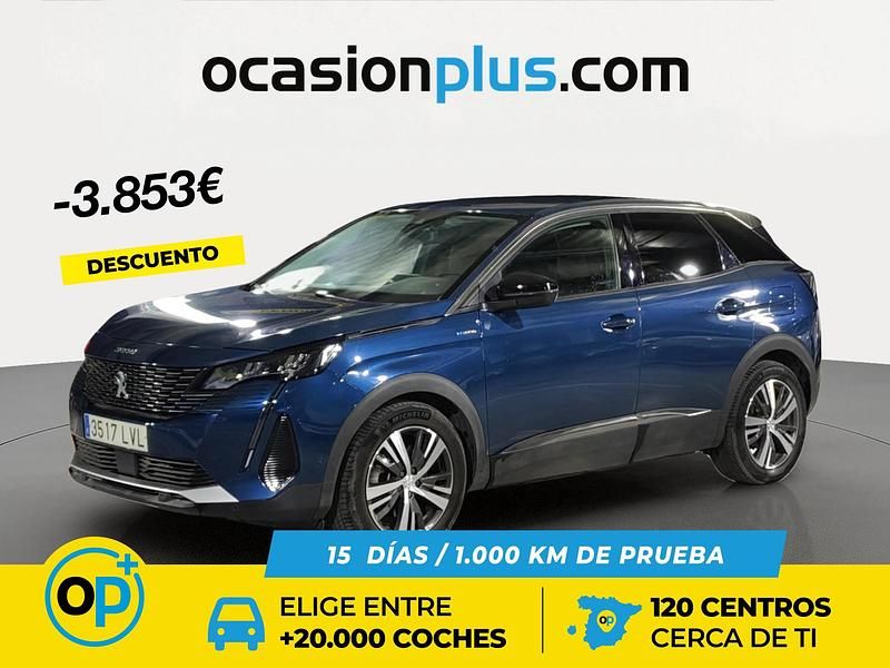 Azul Usado 2021 Peugeot 3008 Allure SUV | 19.950 € (Precio justo) - Imagen 1/4