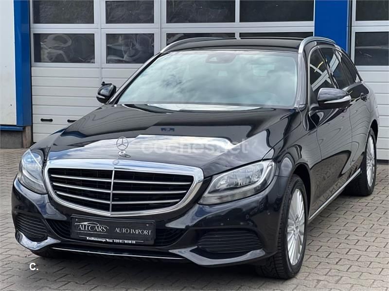Usado Mercedes C200 Exclusive 184 CV (135 kW) 2015 Negro Familiar