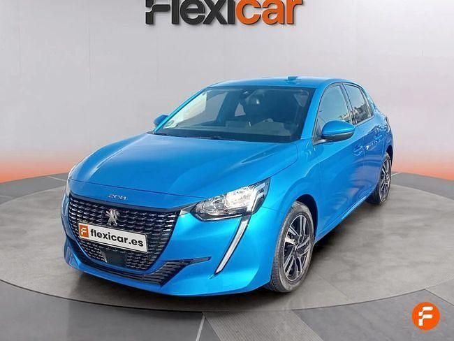 Usado Peugeot 208 Allure 100 CV (73 kW) 2020 Azul Utilitario