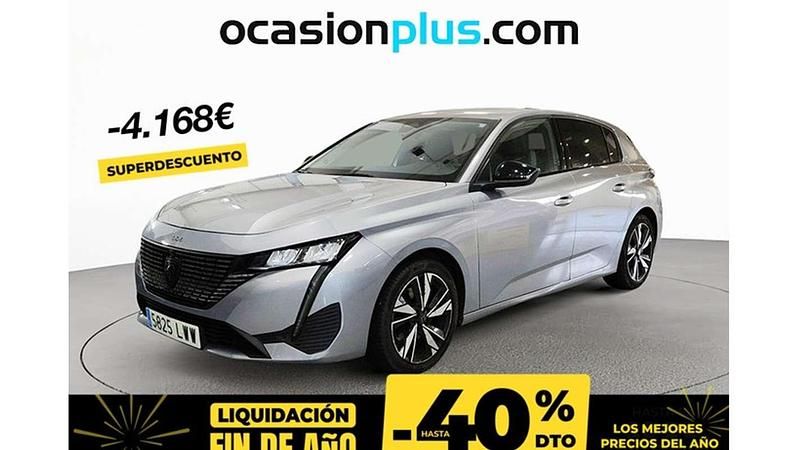 Usado Peugeot 308 Allure 131 CV (96 kW) 2022 Gris Utilitario