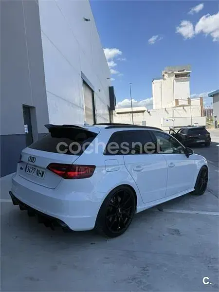 Usado Audi S3 300 CV (220 kW) 2014 Blanco Berlina