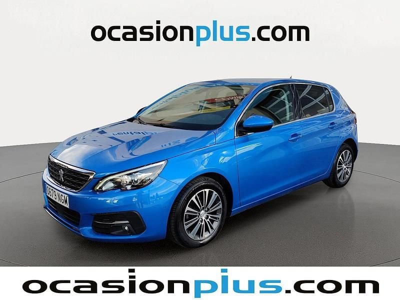 Azul Usado 2021 Peugeot 308 Allure Utilitario | 11.319 € (Precio justo) - Imagen 1/4
