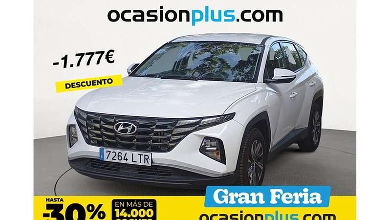 Plateado Usado 2021 Hyundai Tucson SUV | 17.282 € (Precio justo) - Imagen 1/4