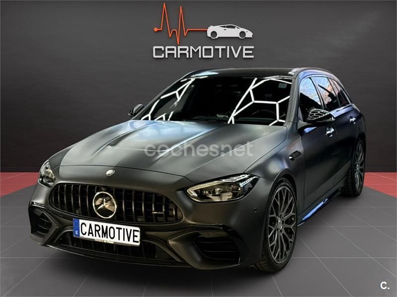 Usado Mercedes C63S AMG 680 CV (500 kW) 2023 Negro Familiar