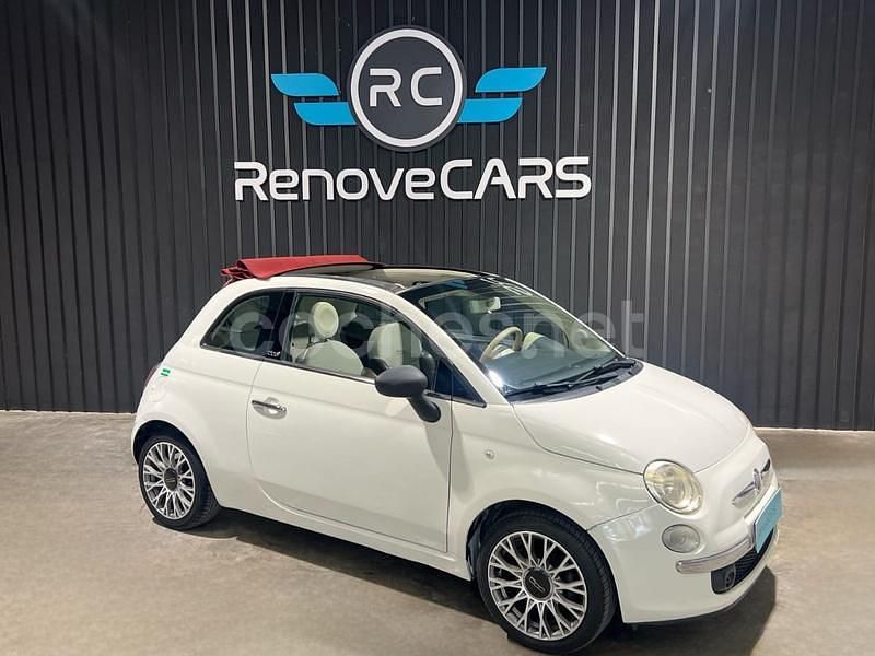 Gris / plata Usado 2012 Fiat 500 Lounge Descapotable | 6999 € (Super precio) - Imagen 1/1