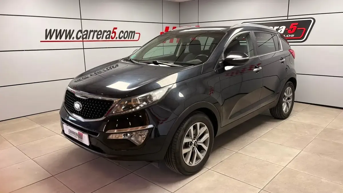 Usado Kia Sportage 115 CV (84 kW) 2016 Negro SUV