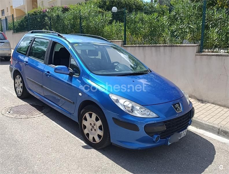 Usado Peugeot 307 110 CV (80 kW) 2005 Azul Familiar