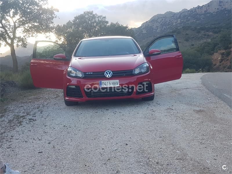 Usado VW Golf VII GTD 170 CV (125 kW) 2012 Rojo Berlina