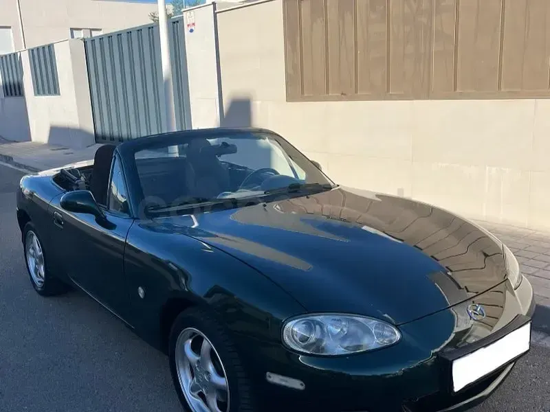 Usado Mazda MX5 Active 110 CV (80 kW) 2003 Verde Descapotable
