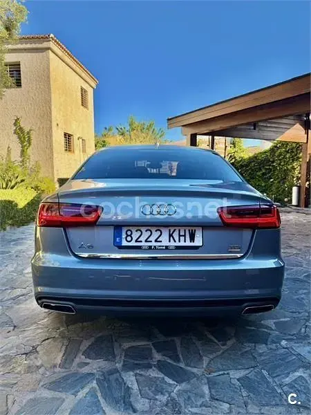 Usado Audi A6 S-Line 190 CV (139 kW) 2018 Azul Berlina