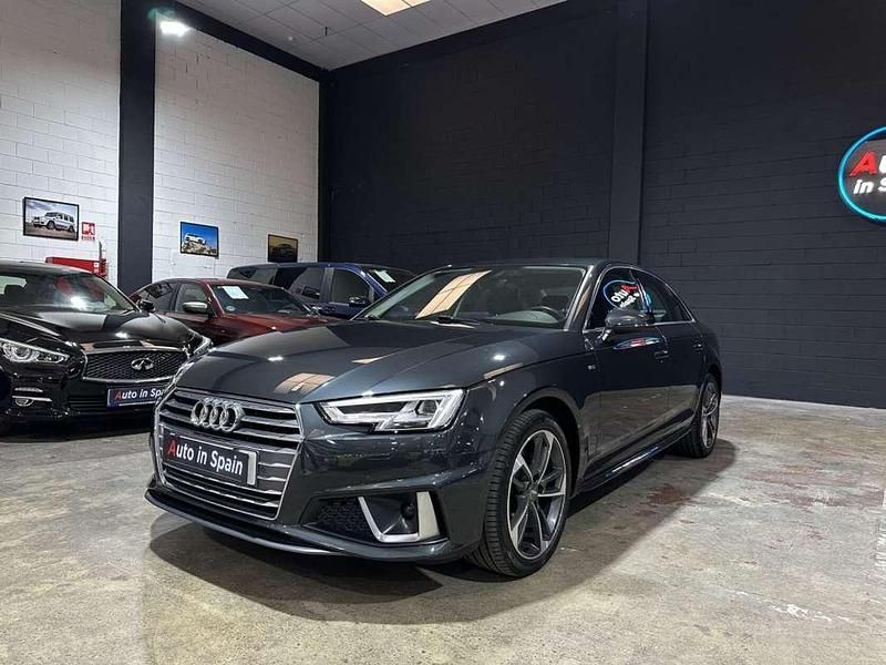 Usado Audi A4 S-Line 150 CV (110 kW) 2019 Gris Berlina