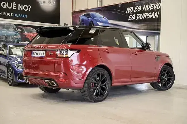 Usado Land Rover Range Rover Sport SVR 575 CV (422 kW) 2021 Rojo SUV