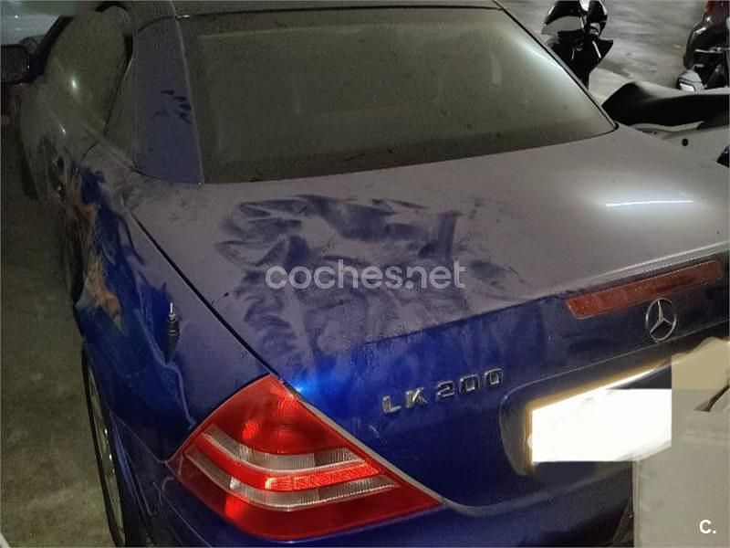 Usado Mercedes SLK200 136 CV (100 kW) 1998 Azul Descapotable