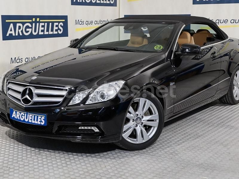 Usado Mercedes E350 Avantgarde 265 CV (194 kW) 2011 Negro Descapotable