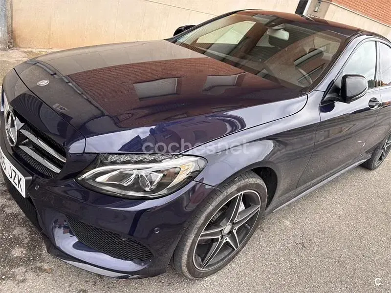 Usado Mercedes C220 170 CV (125 kW) 2017 Azul Berlina
