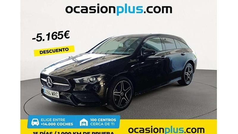 Negro Usado 2024 Mercedes CLA250e Shooting Brake Familiar | 36.514 € (Super precio) - Imagen 1/4