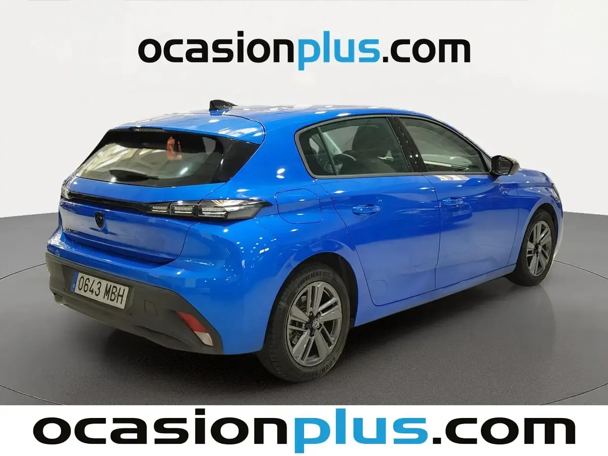 Usado Peugeot 308 Active 131 CV (96 kW) 2022 Azul Monovolumen