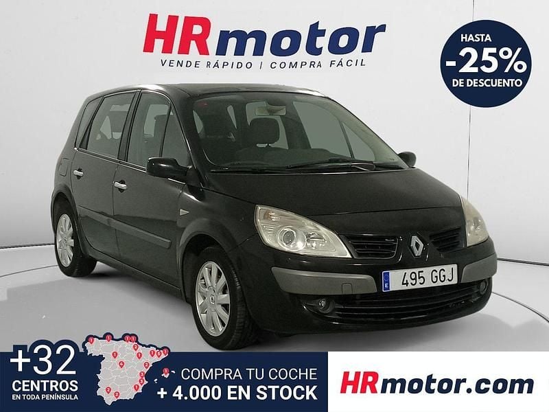 Usado Renault Scénic II Dynamique 106 CV (77 kW) 2008 Negro Monovolumen