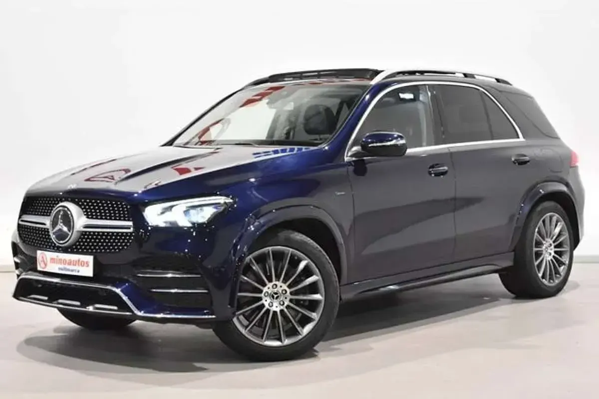Usado Mercedes GLE350 AMG line 321 CV (236 kW) 2020 Azul SUV