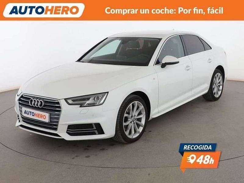 Usado Audi A4 S-Line 150 CV (110 kW) 2018 Blanco Berlina
