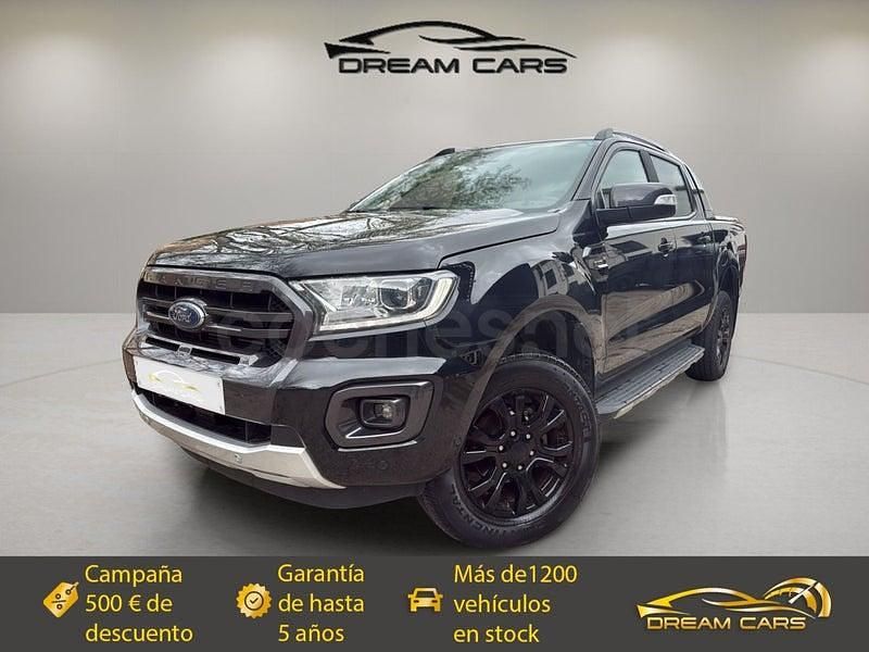 Usado Ford Ranger Wildtrack 213 CV (156 kW) 2021 Negro Recogida