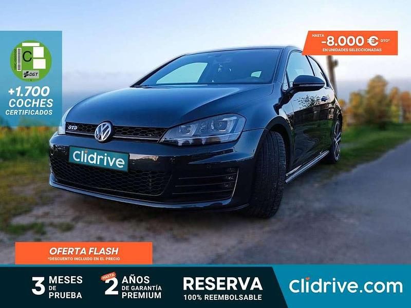 Negro Usado 2014 VW Golf VII GTD Utilitario | 10.490 € (Super precio) - Imagen 1/3