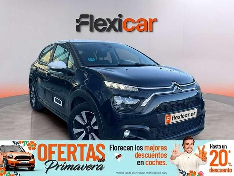 Usado Citroën C3 PureTech 82 CV (60 kW) 2021 Negro Utilitario
