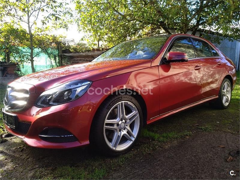 Rojo Usado 2014 Mercedes E300 Avantgarde Berlina | 28.990 € - Imagen 1/4