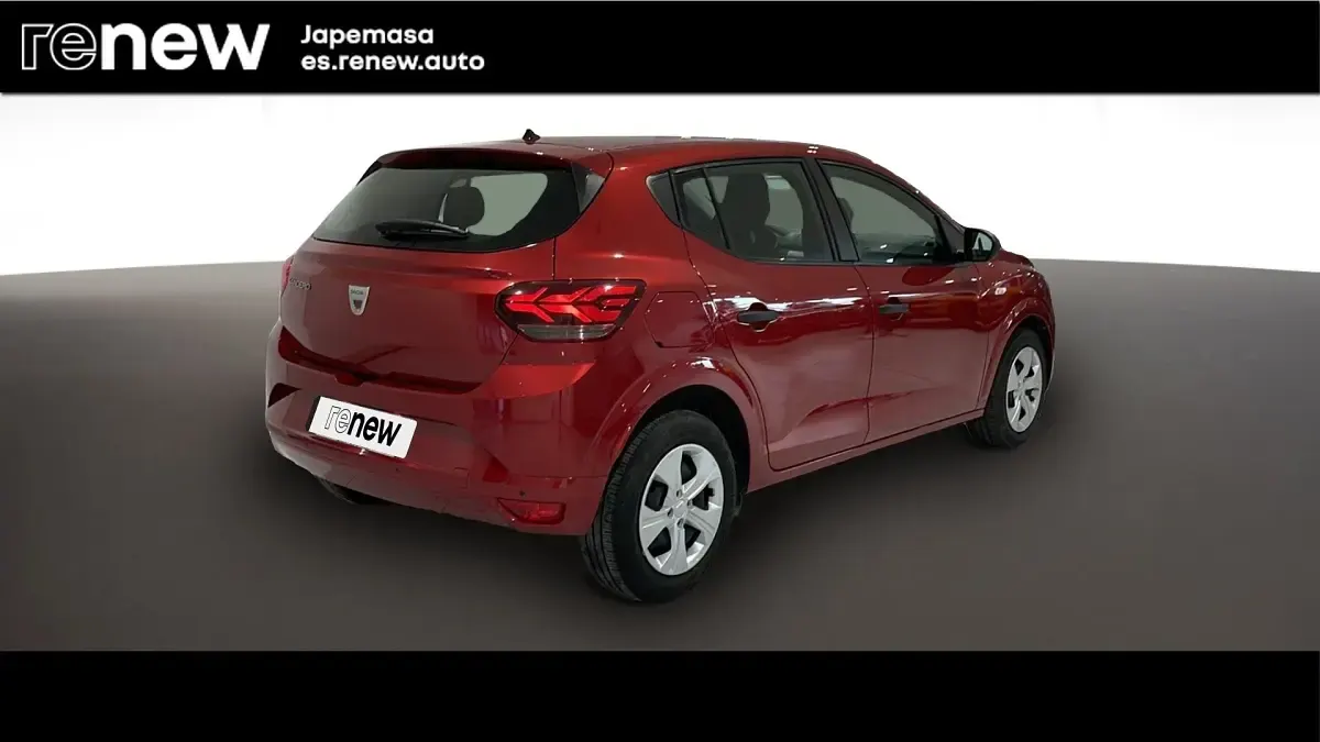 Usado Dacia Sandero Essentiel 67 CV (49 kW) 2022 Rojo Berlina