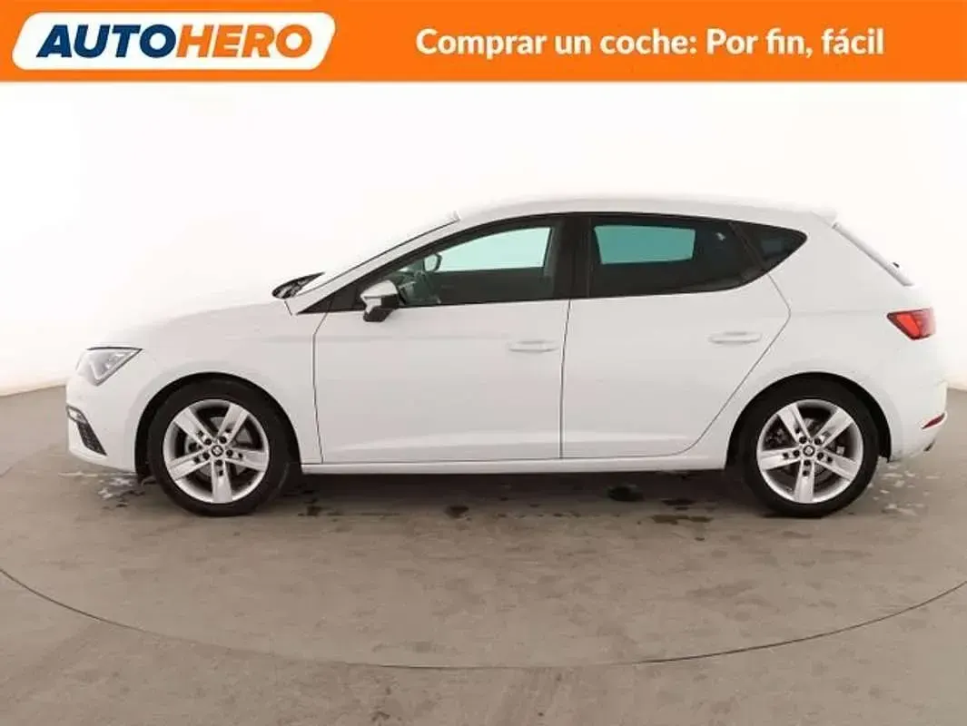 Usado Seat Leon FR 125 CV (91 kW) 2018 Blanco Utilitario