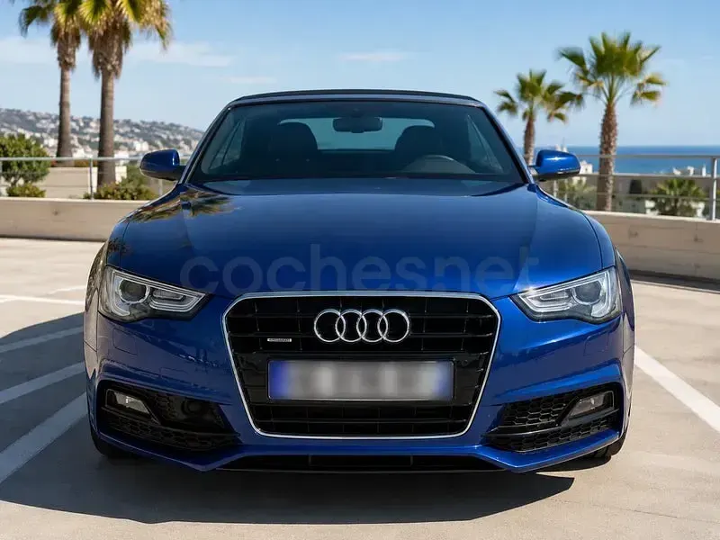 Usado Audi A5 Cabriolet Advanced 245 CV (180 kW) 2015 Azul Descapotable