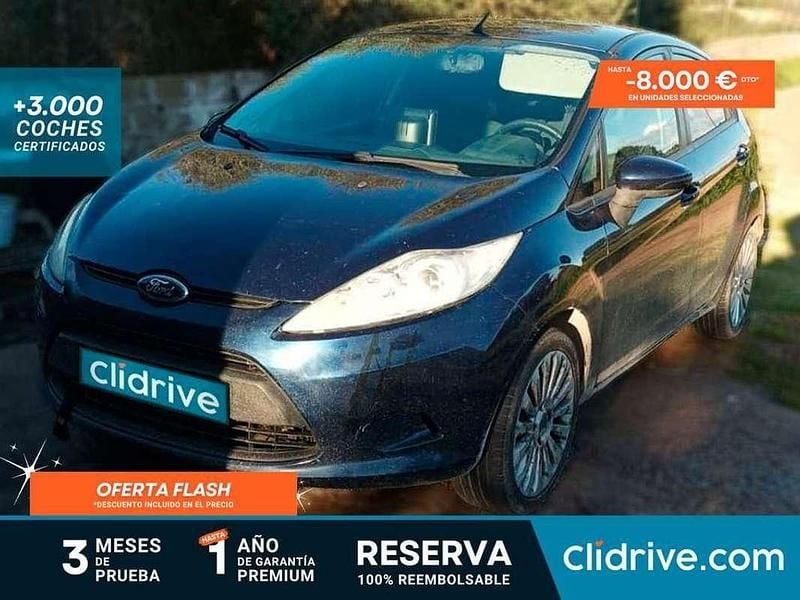 Azul Usado 2012 Ford Fiesta Titanium Utilitario | 4990 € (Un poco caro) - Imagen 1/3