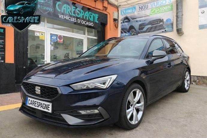 Usado Seat Leon ST XCELLENCE 150 CV (110 kW) 2021 Azul Familiar