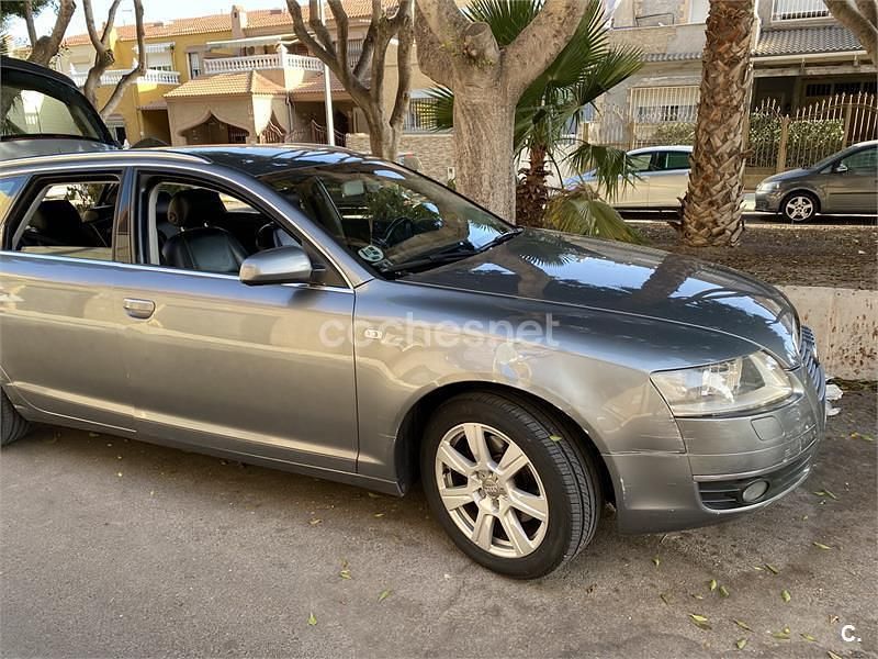 Usado Audi A6 140 CV (102 kW) 2008 Gris / plata Familiar