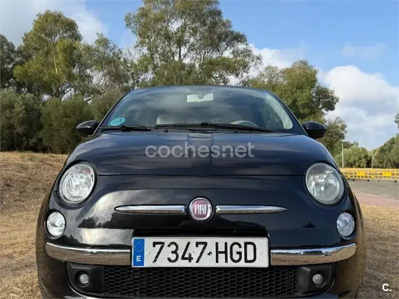 Usado Fiat 500 Sport 85 CV (62 kW) 2011 Negro Berlina