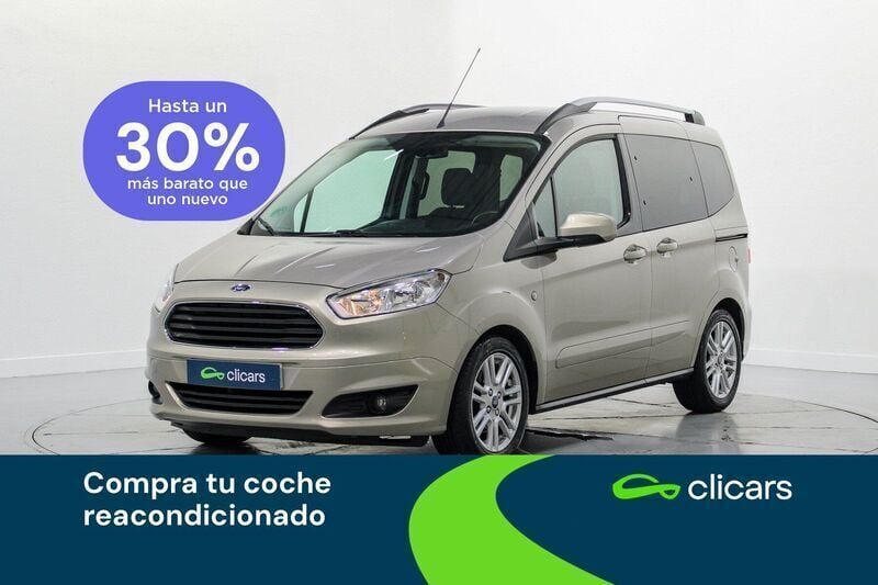 Beige Usado 2018 Ford Tourneo Courier Titanium Monovolumen | 10.490 € (Precio justo) - Imagen 1/4