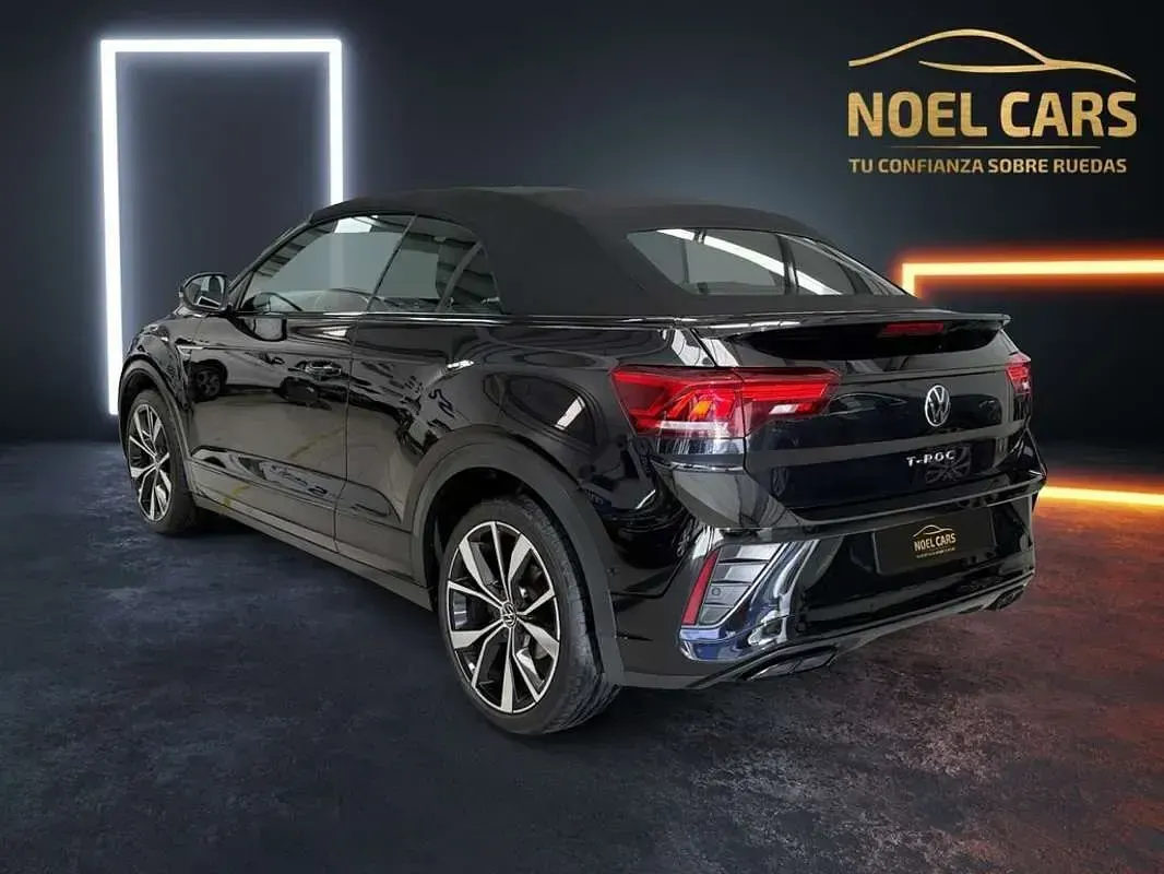 Usado VW T-Roc Cabriolet R-line 150 CV (110 kW) 2022 Negro Descapotable