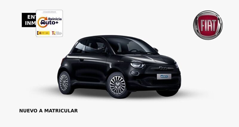 Negro Nuevo 2025 Fiat 500e Descapotable | 29.353 € - Imagen 1/4