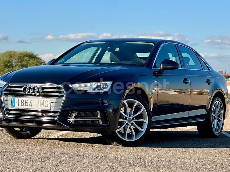 Azul Usado 2016 Audi A4 S-Line Berlina | 13.999 € (Precio justo) - Imagen 1/4